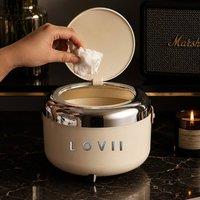 Lovii Signature Waste Bin Cream
