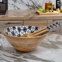 Hartsmede Large Serving Bowl With Spoons in Natural