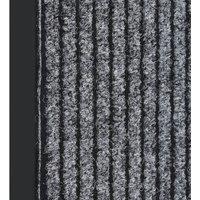 Berkfield Home Doormat Striped Grey 40x60 cm