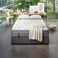 Stratus Interiors Duchess 5000 Pocket Hybrid Pillow Top Mattress - Luxury Comfort in White | Size: King