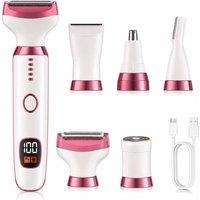 BluCore 5-in-1 Rechargeable Grooming Kit with Digital Display in White