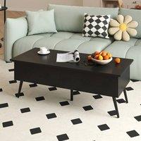VOGREX Black Lift Top Office Coffee Table 1104840-53cm