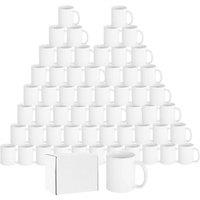 SPETLEK Mugs 11oz Heat Press +Gift Boxes 72X in White