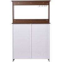 KORVIXA Farmhouse Kitchen Sideboard Storage Buffet Cabinet | Size: 900mm
