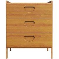 KORVIXA Small Bedside Table Cabinet Side End Coffee Tea Table in Brown | Size: 100 cm x 100 cm
