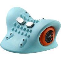 KORVIXA Electronic Massage Pillow for Neck Shoulde in Blue