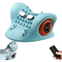 KORVIXA Neck Traction Pillow Massage in Blue