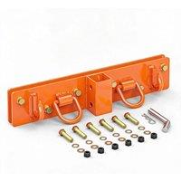 VOGREX Heavy Duty Tractor Grab Hooks 2 Receiver Compact Tractor UK in Orange