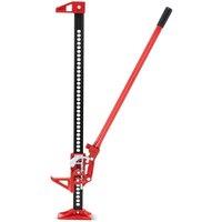 VOGREX Red 112cm Farm Jack 3000kg Ratcheting Off-Road Utility Jack