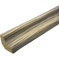 Vinyl Flooring UK Laminate & Wood Floor Scotia Beading 823 (2.4m Length) Pack of 10 in Brown