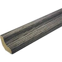 Vinyl Flooring UK Laminate & Wood Floor Scotia Beading 819 (2.4m Length) Pack of 10 in Grey