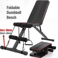 VOGREX Exercise Adjustable Folding Fitness Workout Bench in Black | Size: 0-12 m