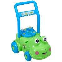 Living and Home Frog Design Baby Push Walker with Activity Centre in Green