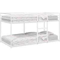 Berkfield Home Bunk Bed without Mattress White 100x190 cm Steel