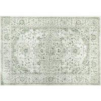 OHS Vintage Print Washable Rug Non Slip Floor Carpet Area Mat Runners in Green | Size: 160 cm x 230 cm