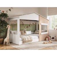 Flair Dreamland Montessori House Bed in White | Size: Single