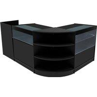 Monstershop Europa LED Shop Counter Set B900, C900, TB60 & LM60 - Black
