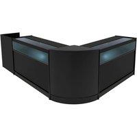 Monstershop Luna LED Shop Counter Set CM60, TB60 & 2 x B1200 - Black