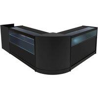 Monstershop Gravity LED Shop Counter Set B1200, C1200, TB60 & & CM60 - Black