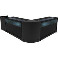 Monstershop Luna LED Shop Counter Set CM60, TB60 & 2 x B1500 - Black
