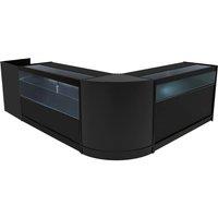 Monstershop Gravity LED Shop Counter Set B1500, C1500, TB60 & CM60 - Black