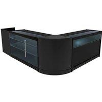 Monstershop Polaris LED Shop Counter Set K1500, B1500, TB60 & CM60 - Black
