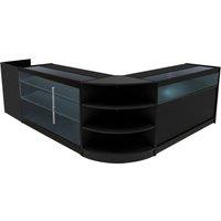 Monstershop Hyperion LED Shop Counter Set K1500, B1500, TB60 & LM60 - Black