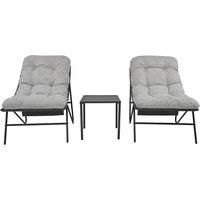 Monstershop 3 Piece Bistro Set - Grey