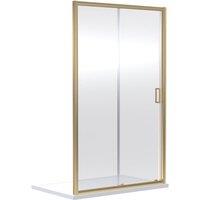Balterley Sliding Shower Door Enclosure 1100x1850mm in Metallics