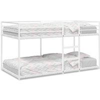 Berkfield Home Bunk Bed without Mattress White 100x190 cm Steel