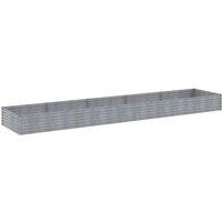 Berkfield Home Garden Raised Bed 482x100x36 cm Corten Steel in Brown | Size: 482 x 100 x 36 cm