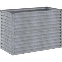 Berkfield Home Garden Raised Bed 100x50x69 cm Corten Steel in Brown | Size: 100 x 50 x 69 cm