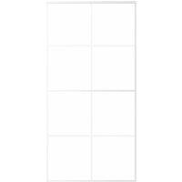 Berkfield Home Sliding Door ESG Glass & Aluminium 102.5x205 cm White