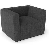 VOGREX Portable Inflatable Sofa Detachable Cover in Dark Grey