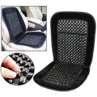 SPETLEK BEADED CAR SEAT COVER in Black
