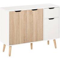KORVIXA Storage Cabinet Sideboard with Drawer Bedroom | Size: 100 cm x 100 cm