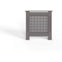 Havendro Geometric Pattern Small MDF Grey Radiator Cover Stylish Functional