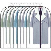 Havendro 10Pack 1.2M Hanging Suit Cover Dustproof in Clear