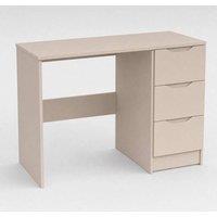 Havendro Matt Putty 3 Drawer Vanity Dressing Table Home Office in Beige