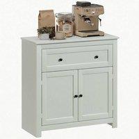 Havendro Sideboard, Kitchen Storage Cabinet w/ Adjustable Shelf in Green