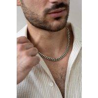 SVNX Men's Woven Chain Necklace in Gold