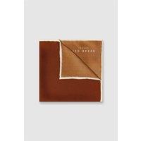 Ted Baker Men's Plain Pocket Square in Burnt Orange