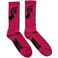 Yungblud Men's Life On Mars Tour Socks in Pink | Size: 7-11