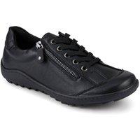 Pavers Women's Lace-Up Trainers in Black | Size: 5
