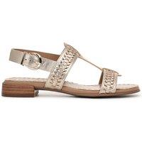 Naturalizer Women's Nia Slingback Sandals in Metallic Gold | Size: 7