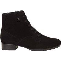 Gabor Women's 'Balban' Lace Up Ankle Boots in Jet Black | Size: 9