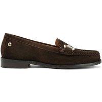 Carvela Women's 'Snap' Suede Flats in Dark Brown | Size: 8