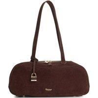 Dune London Women's 'Day' Suede Shoulder Bag in Brown
