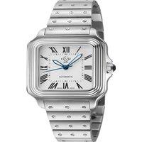 GV2 Women's Lusso LX Swiss automatic SA100Dial, Cotes de Geneve Perlage Finishing in Silver