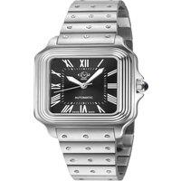 GV2 Women's Lusso LX 316L Stainless Steel Watch, Black Dial in Silver